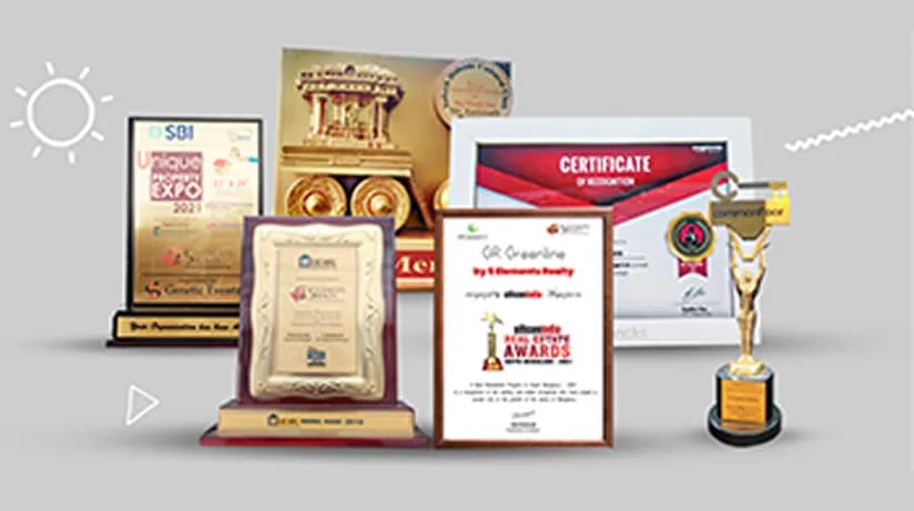 Awards and certificates for best real estate company